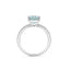 Solitario Topacio Pave Oval