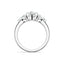 Anillo Tricillo Glam Corte Pera 3 Quilates