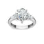 Anillo Tricillo Glam Corte Pera 3 Quilates