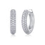 Aros de Argolla Triple Pavé