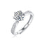 Anillo Solitario pave Ajustable 1ct