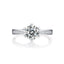 Anillo Solitario pave Ajustable 1ct