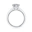 Anillo Solitario pave Ajustable 1ct