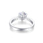 Anillo Solitario pave Ajustable 1ct