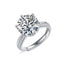 Anillo Solitario Doble Pavé Ajustable 3ct