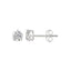 Aros Stud Oro Blanco y Diamantes Lab 0.50ct