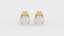 Aros Stud Oro y Diamantes Lab 0.50ct