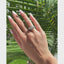 Anillo Tres Halos Pavé 1ct